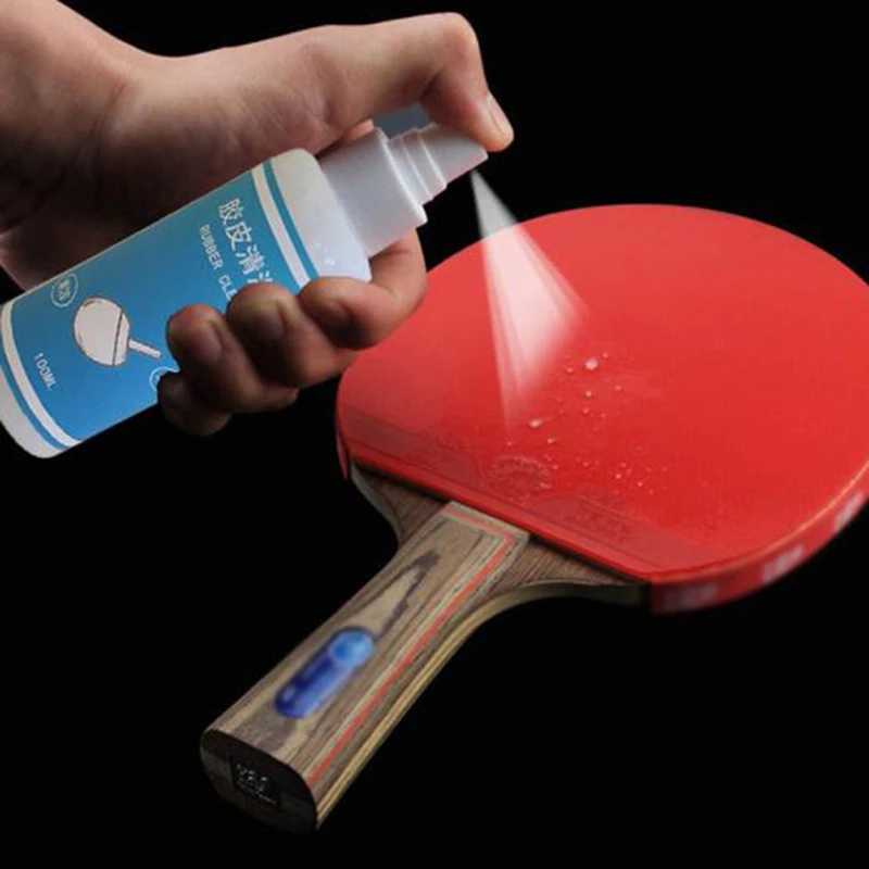 Ping Pong Ball Set - Professional 100ml Rubber Cleaning Agent Tackifier
