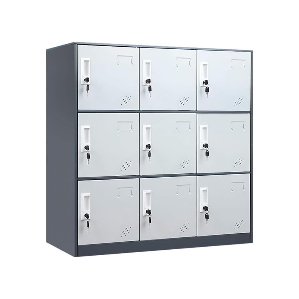 Sports Equipment Locker - Storage Locker Cabinet for Office, Home,