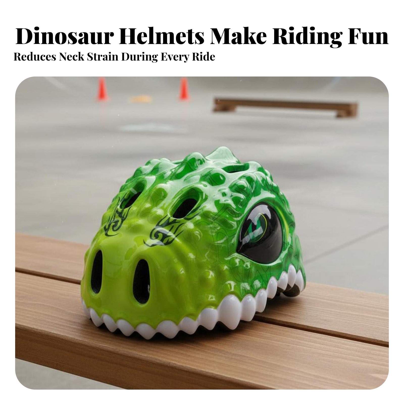 Sports Equipment Supplies - Kids Bike Helmet Breathable Vented Design