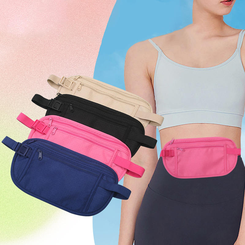 Sports Equipment Storage - Invisible Travel Waist Packs Pouch For
