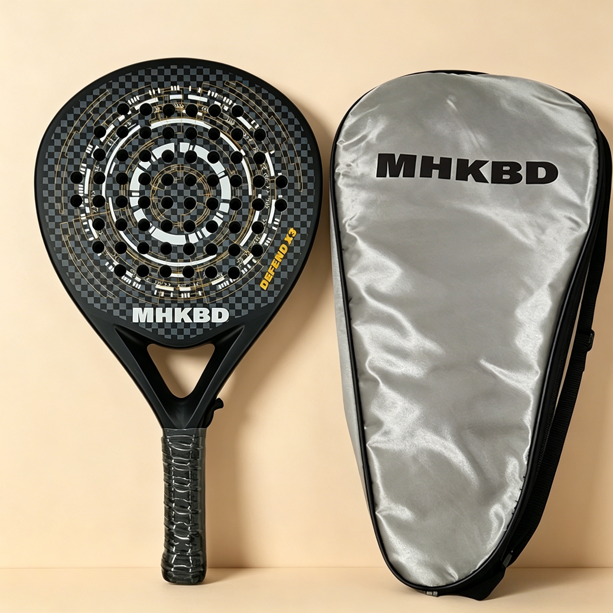Padel Racket Carbon - MHKBD Carbon Fiber Padel Racket for