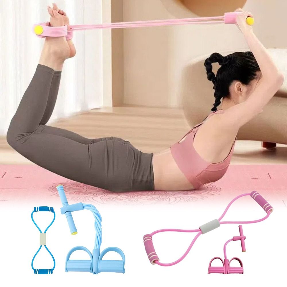 Sports Equipment Supplies - 6-Tube Resistance Bands Fitness Equipment Set