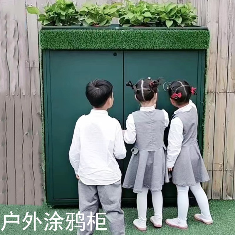 Kindergarten outdoor graffiti  - Sports Equipment Locker incelemesi ve fiyatı