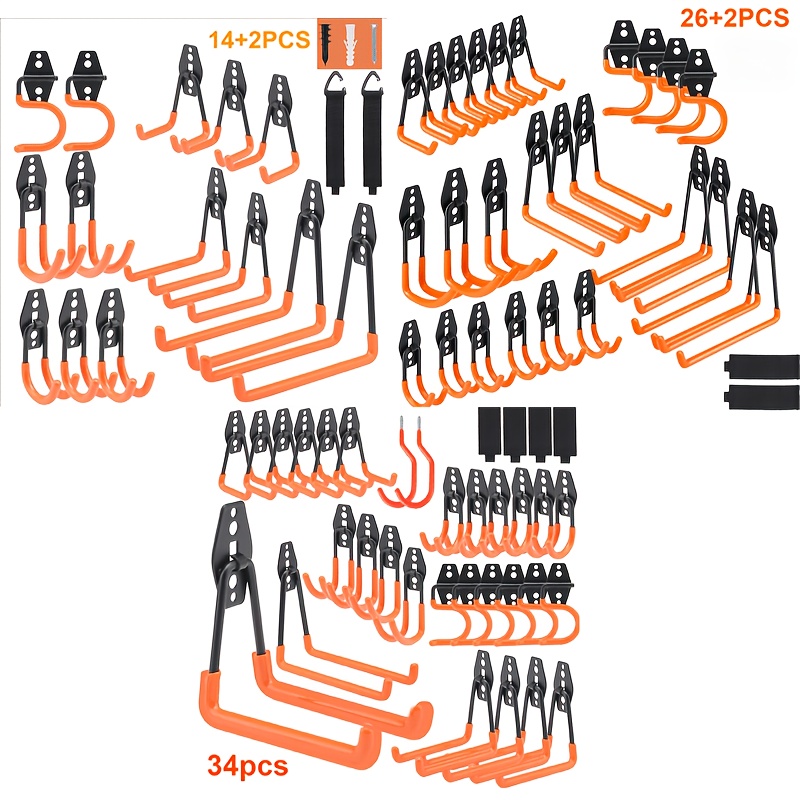 14+2/26+2/34pcs Heavy Duty Gar - Sports Equipment Storage incelemesi ve fiyatı