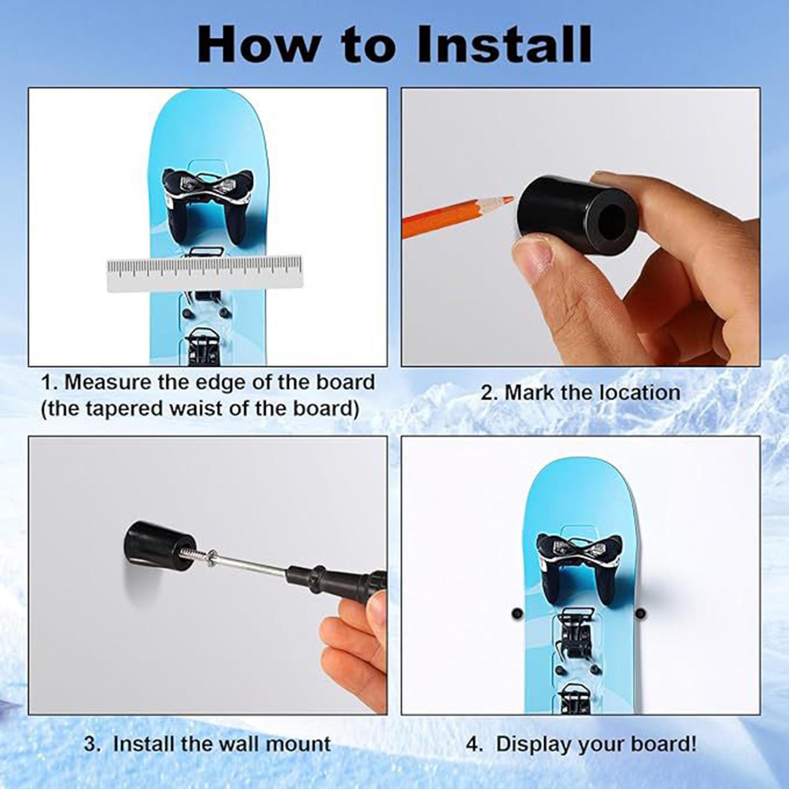 Ski Wall Mount Vertical Snowbo - Sports Equipment Shop incelemesi ve fiyatı