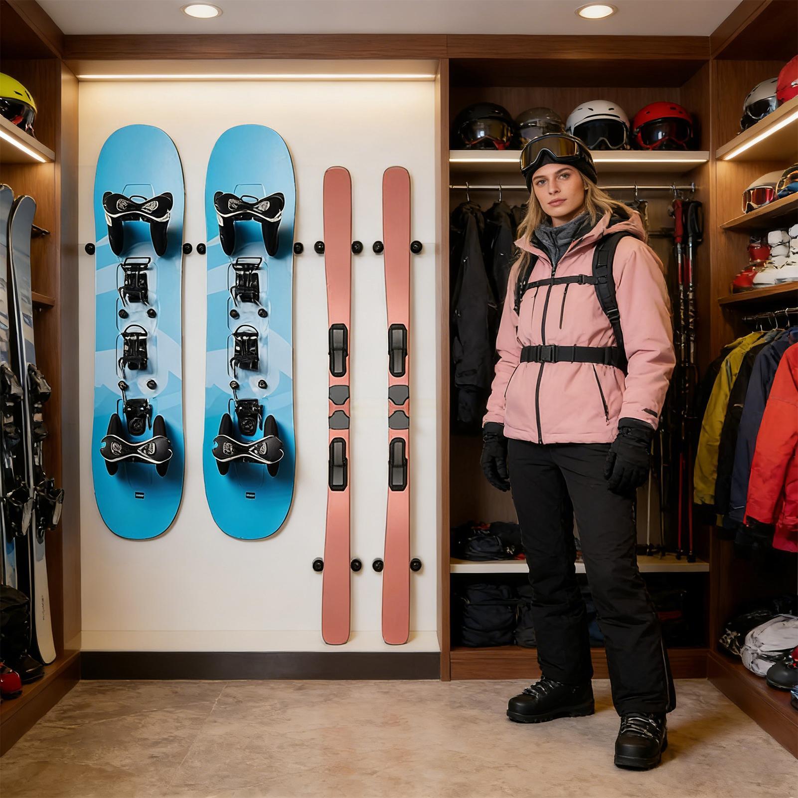 Ski Wall Mount Vertical Snowbo - Sports Equipment Shop incelemesi ve fiyatı