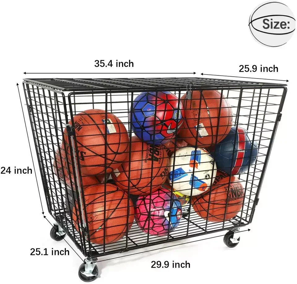 Garage Ball Storage Rolling Sp - Sports Equipment Locker incelemesi ve fiyatı