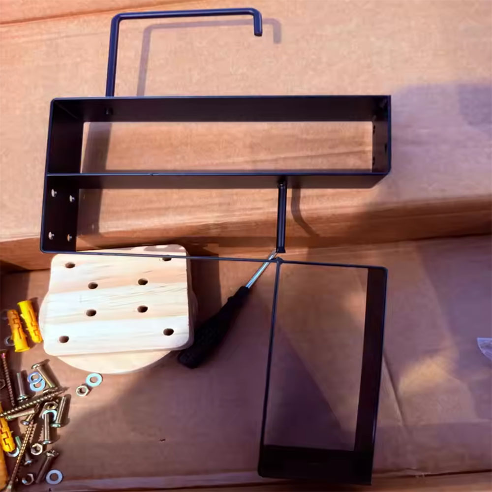 Wood Motorcycle Helmet Holder  - Sports Equipment Storage incelemesi ve fiyatı