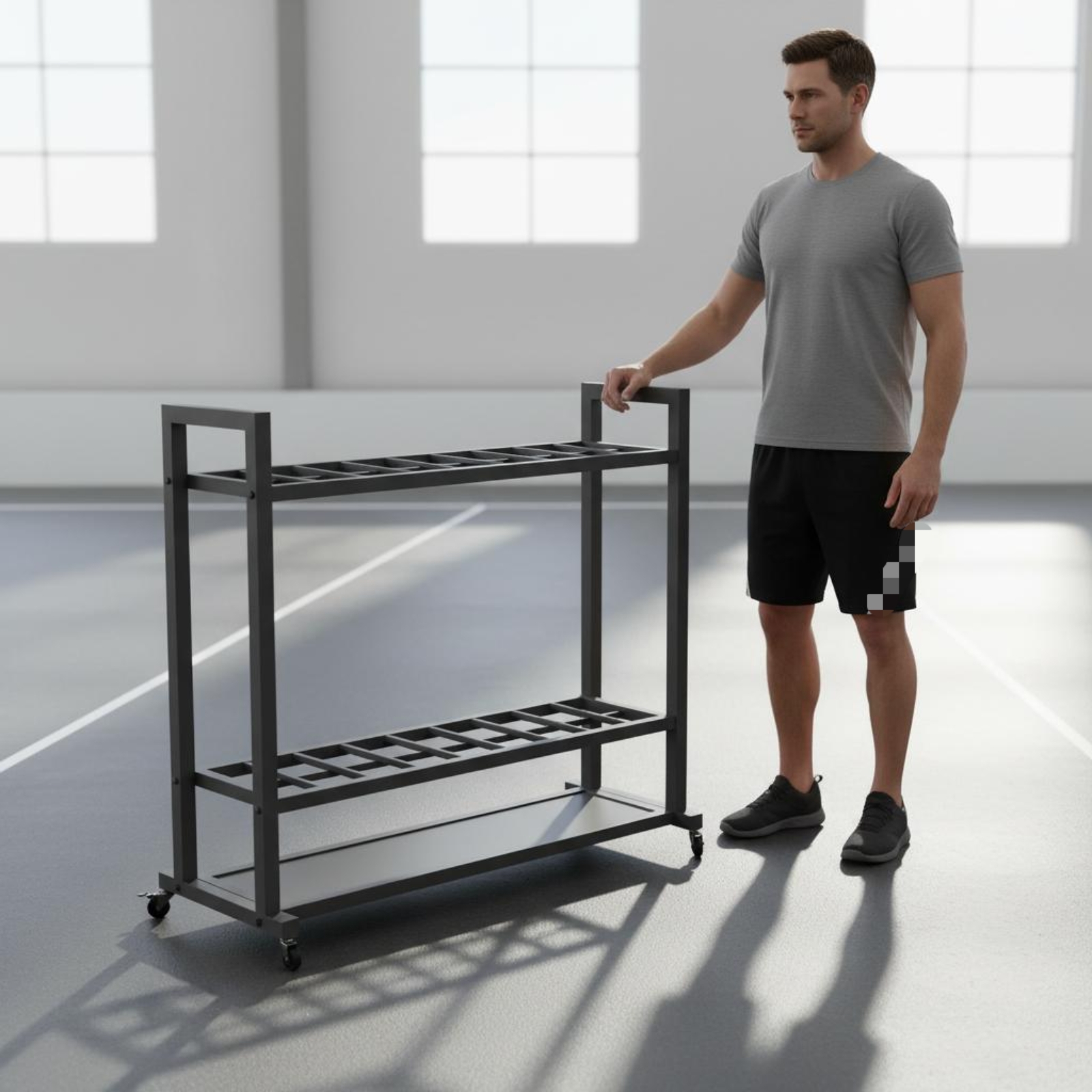 Lacrosse Stick Rack Caster Whe - Sports Equipment Locker incelemesi ve fiyatı