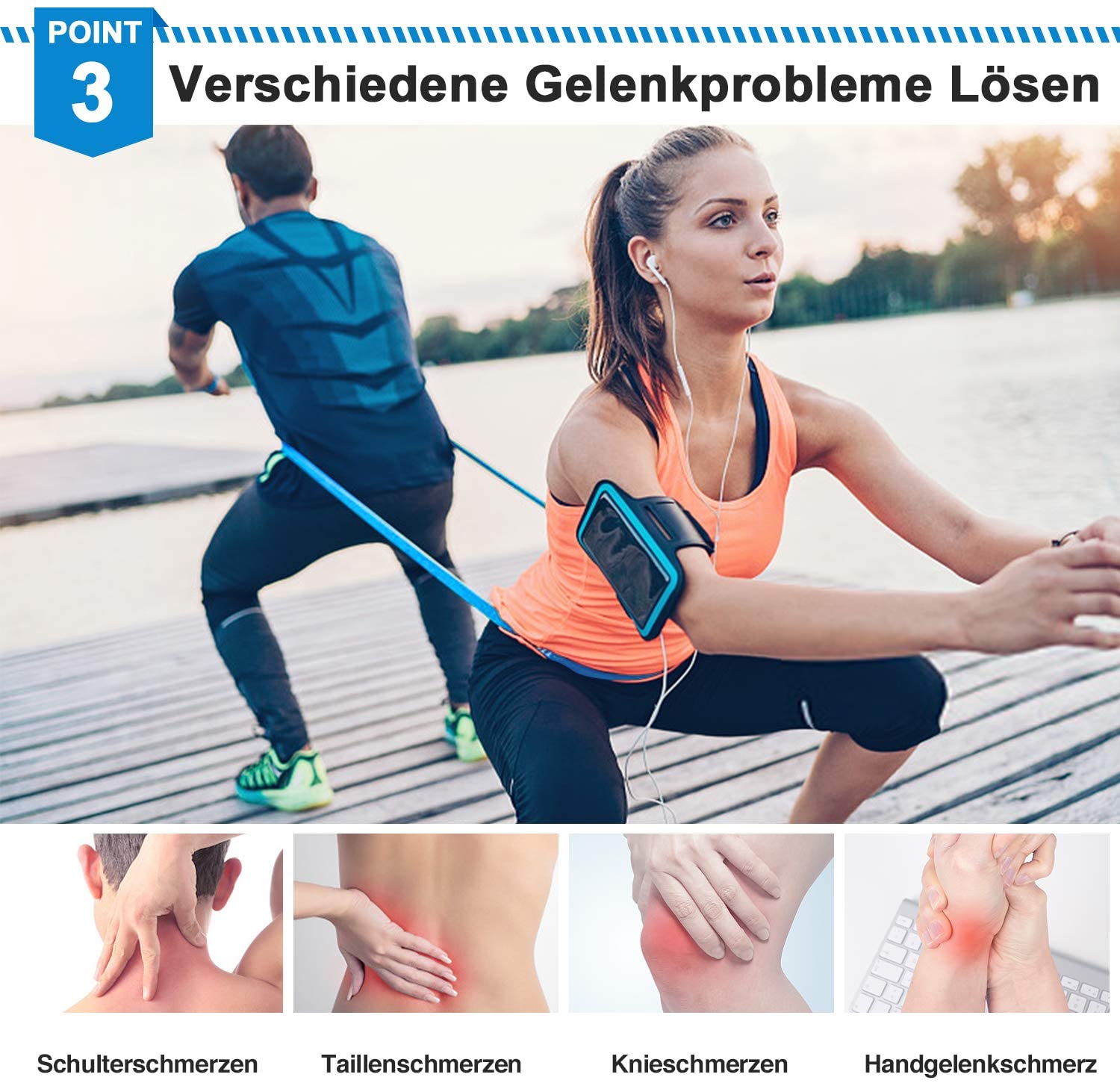Elastic Fitness Bands 3Pcs Res - Sports Equipment Supplies incelemesi ve fiyatı