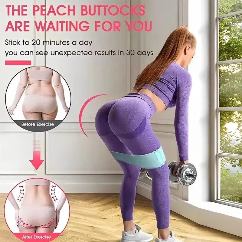 3Pcs Fabric Resistance Hip Boo - Sports Equipment Supplies incelemesi ve fiyatı