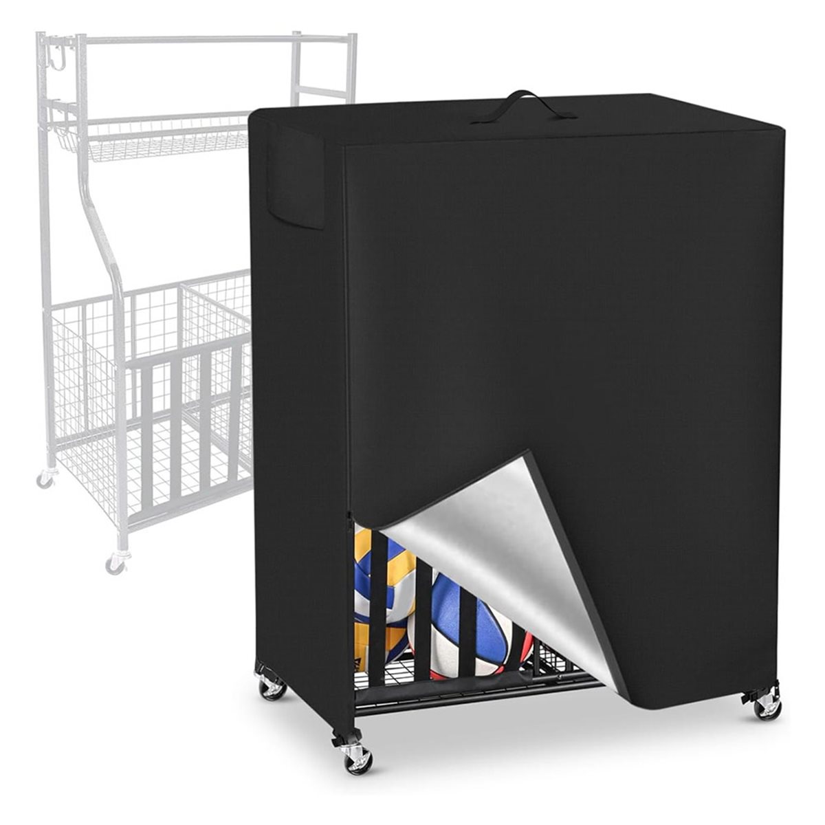 Basketball Rack Cover Garage S - Sports Equipment Storage incelemesi ve fiyatı