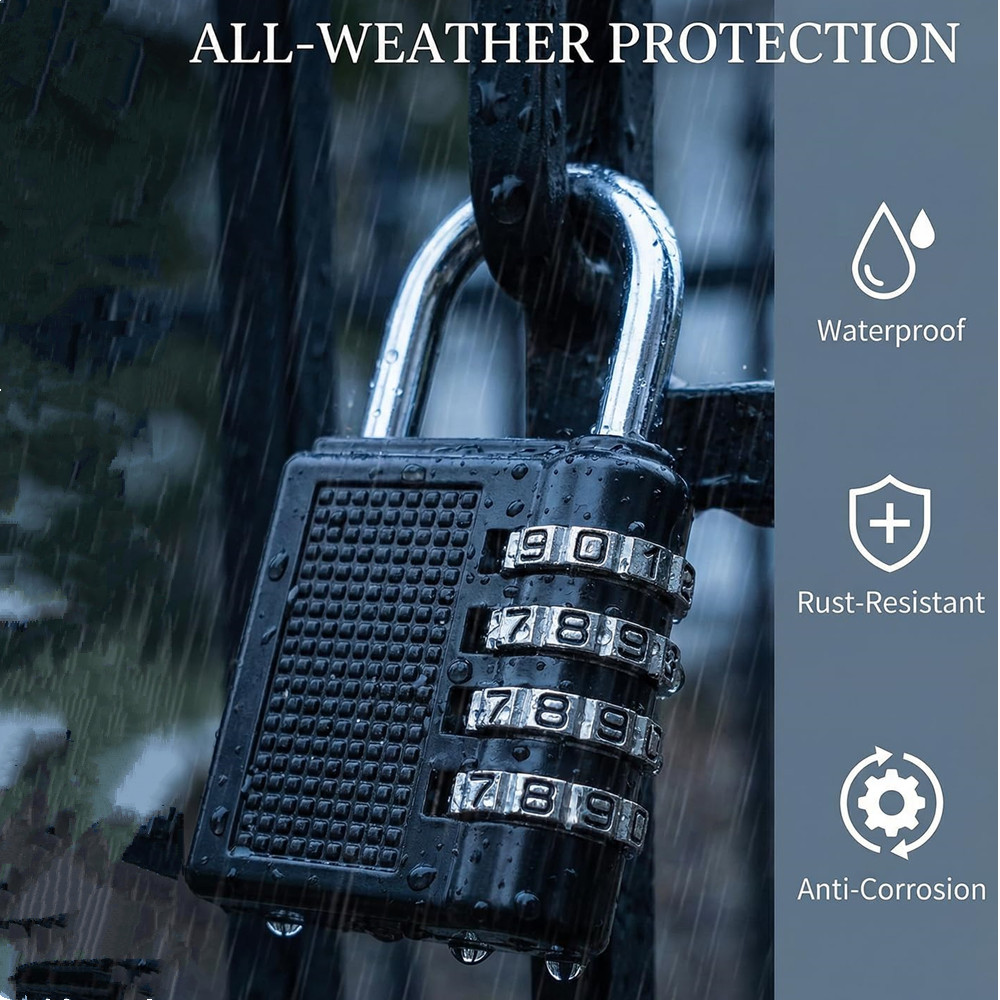 4-Digit Combination Padlock, Z - Sports Equipment Locker incelemesi ve fiyatı