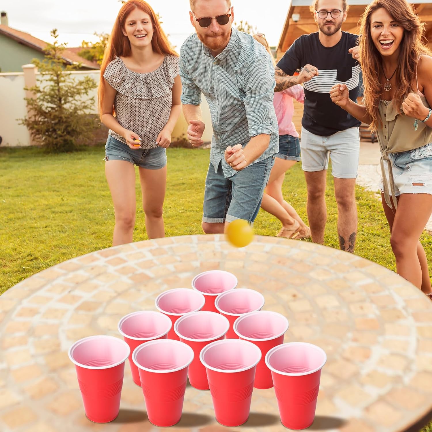 Cup Pong Game Set 22 Pcs 16 Oz - Ping Pong Ball Set incelemesi ve fiyatı