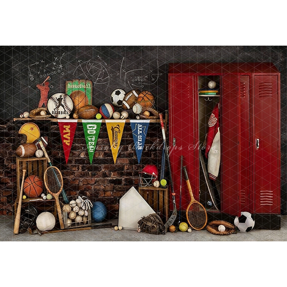 Sports Basketball Court Locker - Sports Equipment Background incelemesi ve fiyatı