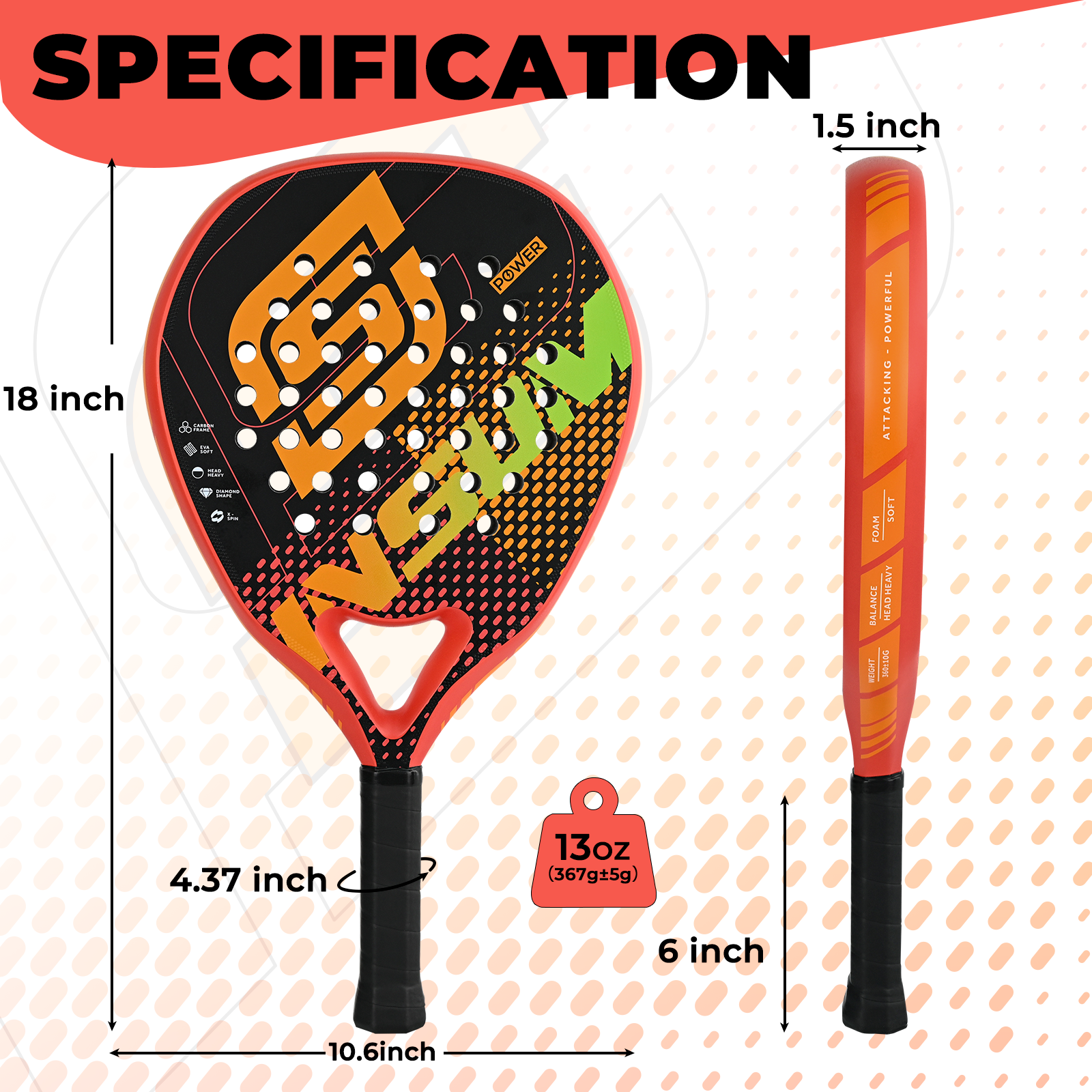 Carbon Fiber Padel Racket, EVA - Padel Racket Carbon incelemesi ve fiyatı