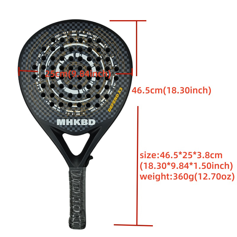 MHKBD Carbon Fiber Padel Racke - Padel Racket Carbon incelemesi ve fiyatı