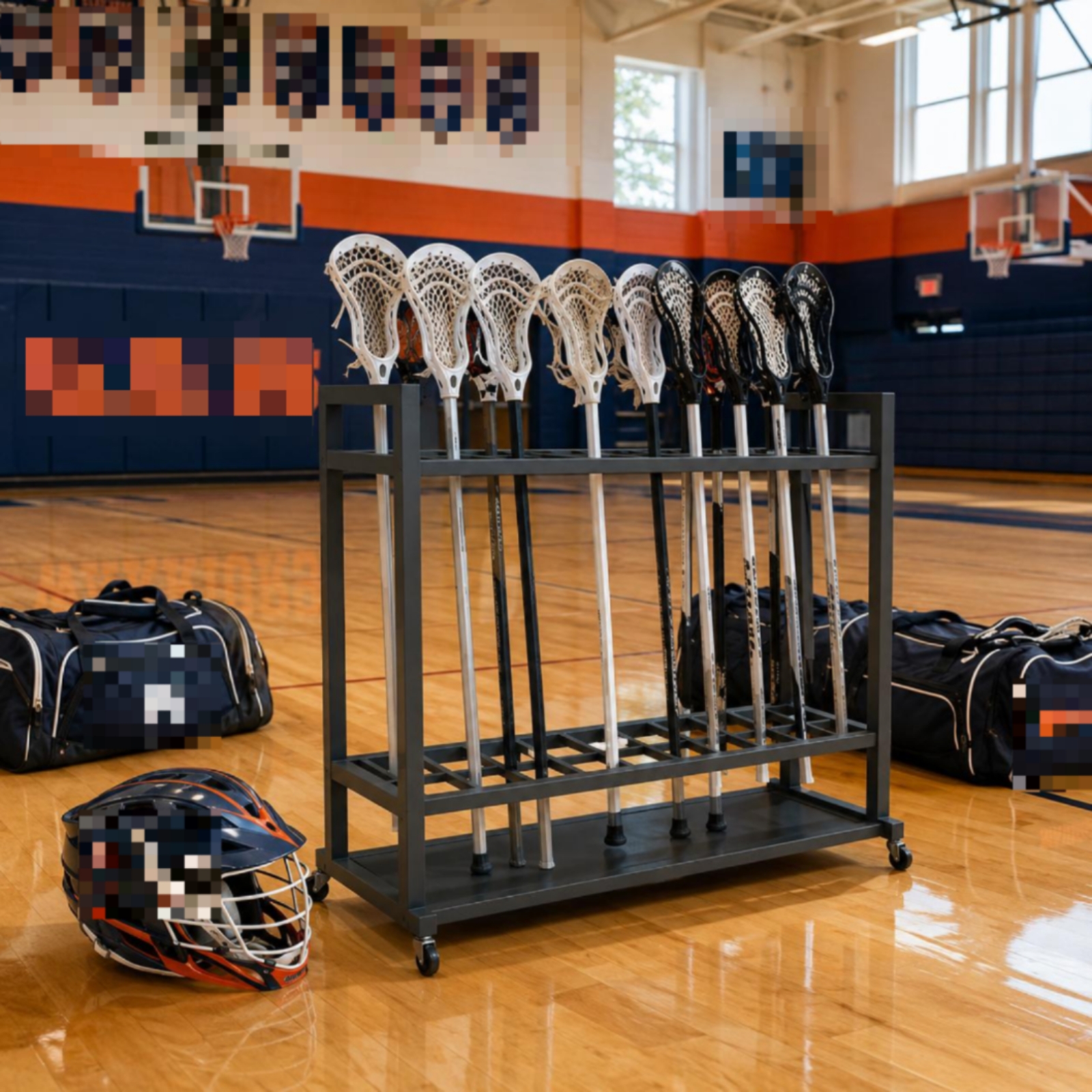 Lacrosse Stick Rack Caster Whe - Sports Equipment Locker incelemesi ve fiyatı
