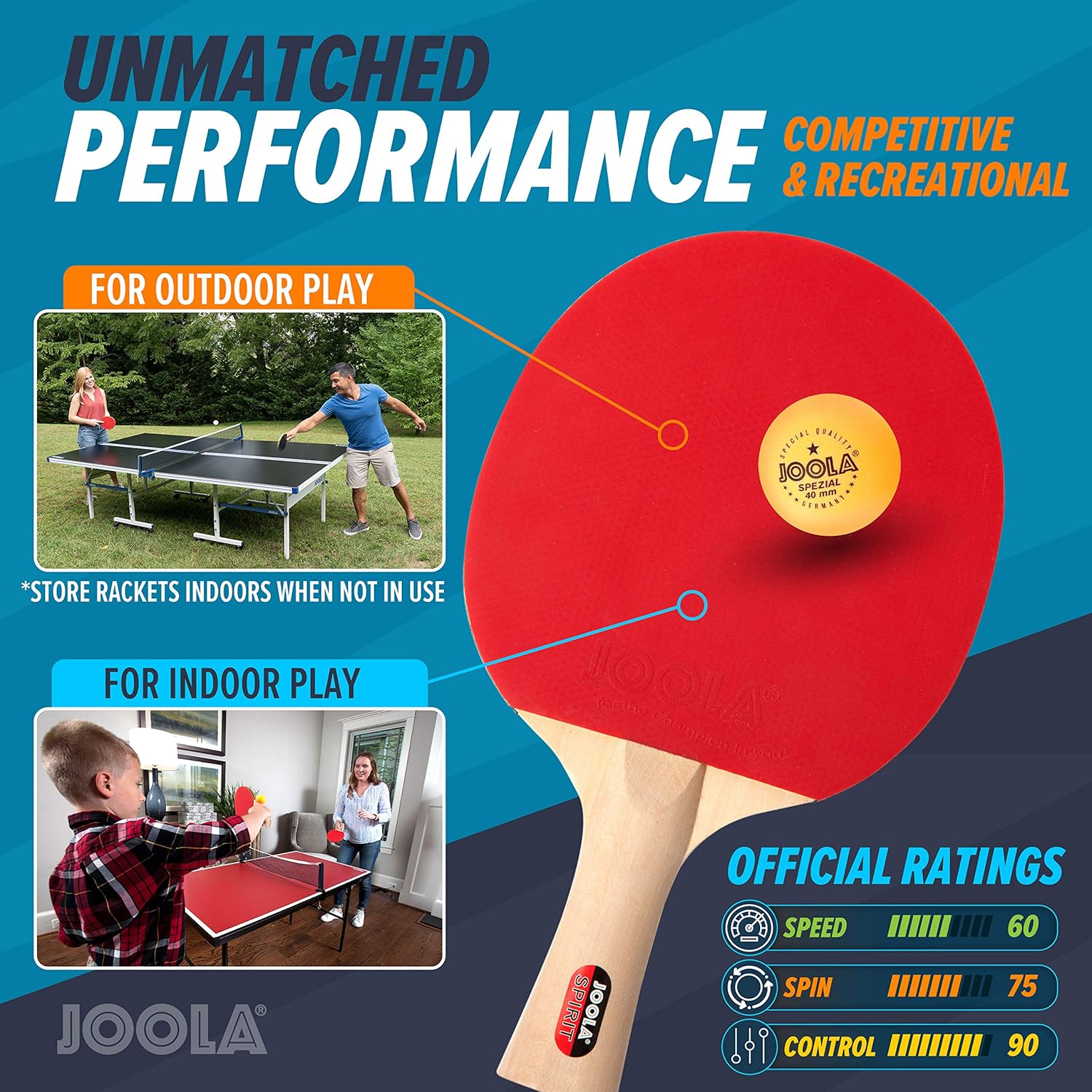 Table Tennis Paddles Set of 4, - Ping Pong Ball Set incelemesi ve fiyatı
