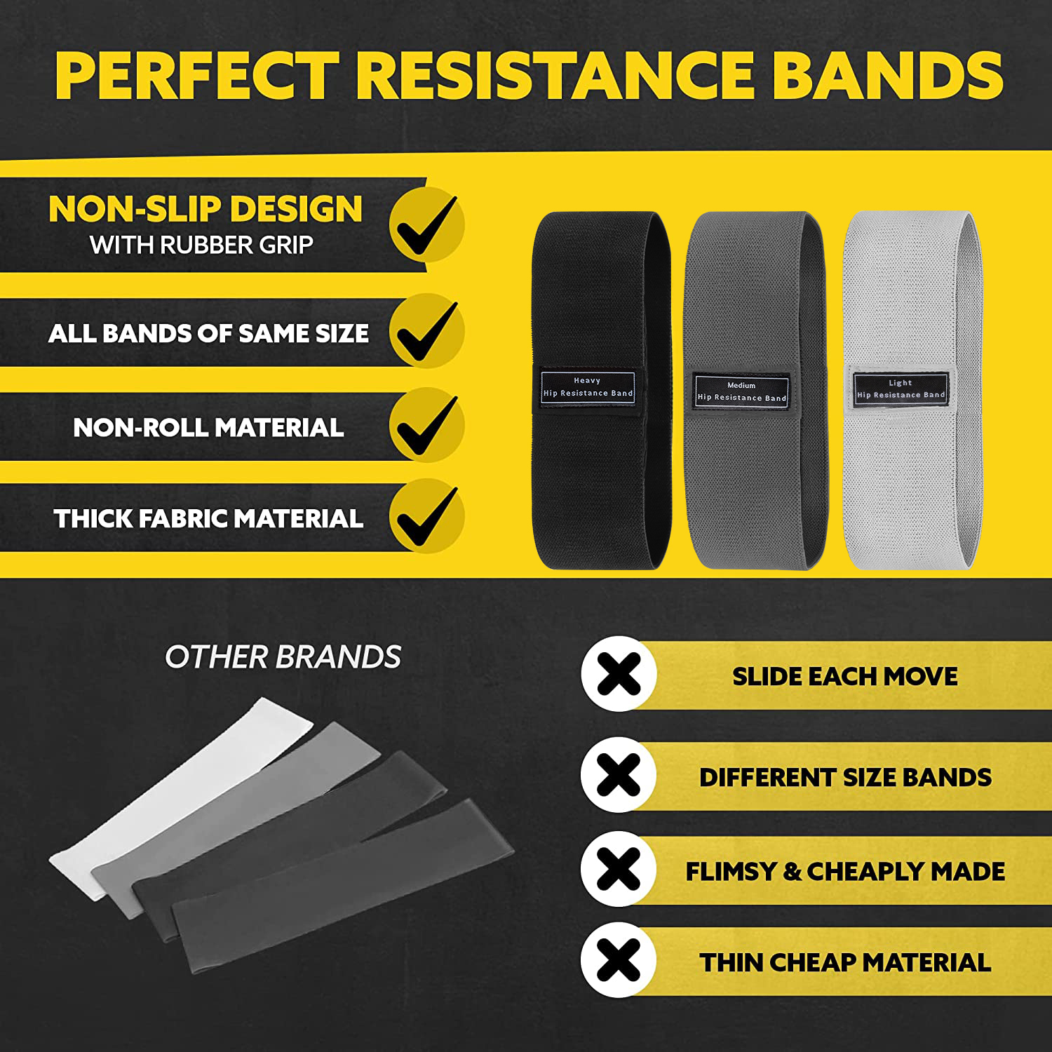 Fabric Resistance Hip Booty Ba - Sports Equipment Supplies incelemesi ve fiyatı