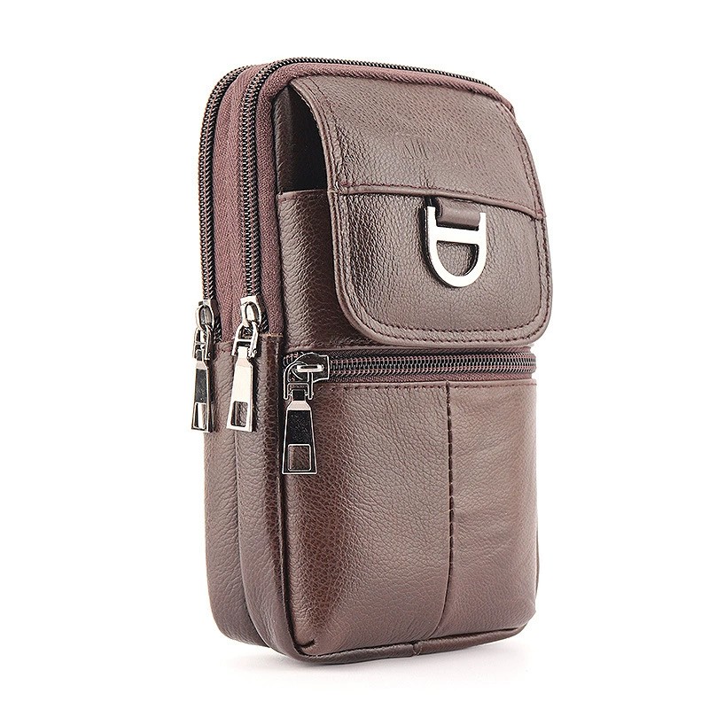 Men's leather waist bag - Larg - Sports Equipment Storage incelemesi ve fiyatı
